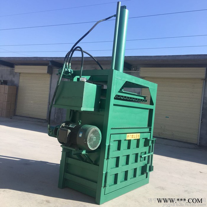 废铁皮液压压块机 奶粉罐油漆桶压扁机图6