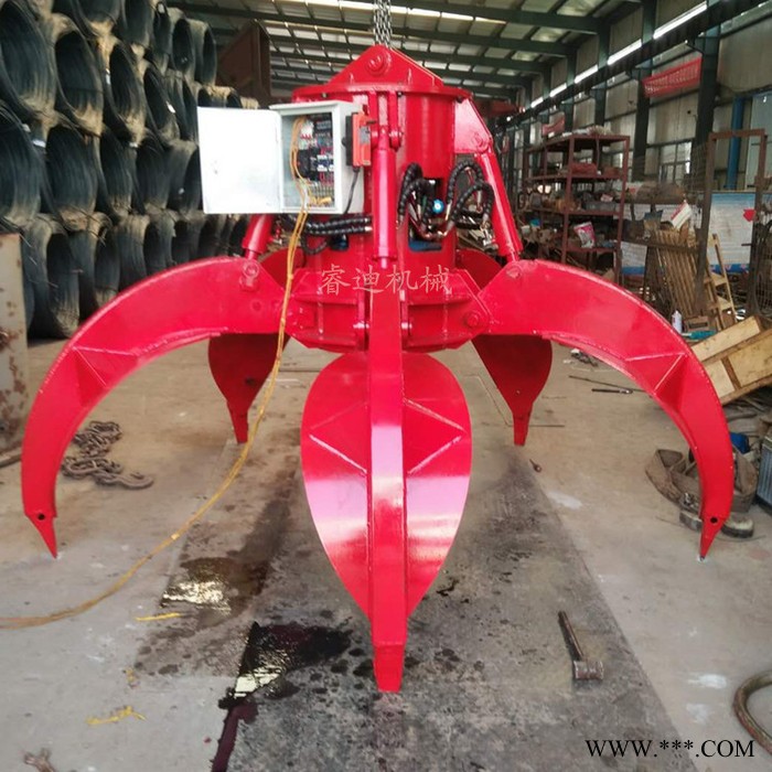 睿迪RD-ZGJ 抓钢机四瓣液压抓钢机固定式抓钢机液压废铁边角料抓钢机图6