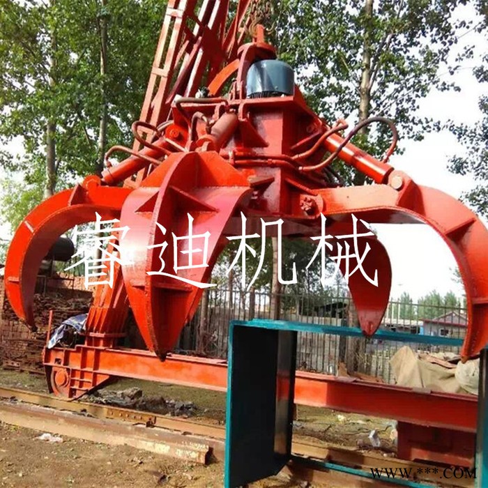 睿迪RD-ZGJ 抓钢机四瓣液压抓钢机固定式抓钢机液压废铁边角料抓钢机图4