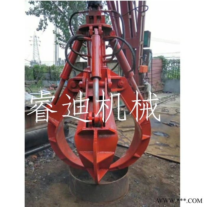 睿迪RD-ZGJ 抓钢机四瓣液压抓钢机固定式抓钢机液压废铁边角料抓钢机图2