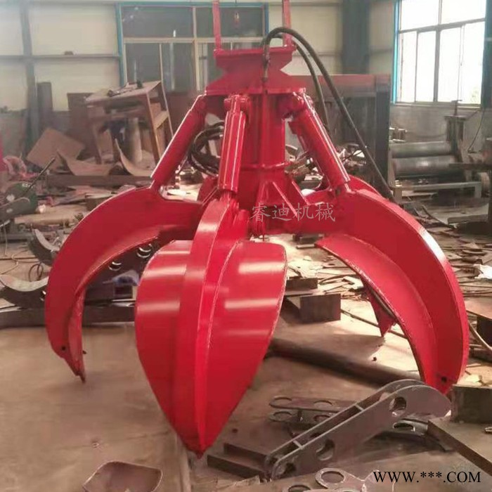 睿迪RD-ZGJ 抓钢机四瓣液压抓钢机固定式抓钢机液压废铁边角料抓钢机图8