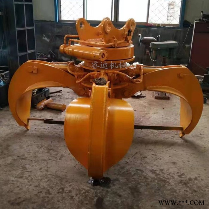睿迪RD-ZGJ 抓钢机四瓣液压抓钢机固定式抓钢机液压废铁边角料抓钢机图5