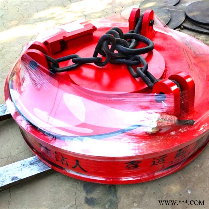 乌鲁木齐废钢电磁吸盘厂家 鑫运废钢圆型起重电磁铁吸盘厂家 多年生产经验图7