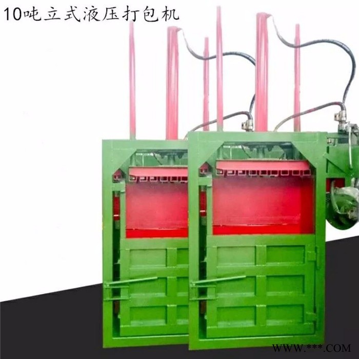 自动推包液压打包机 废品站挤包机厂家 海绵泡沫立式液压打块机视频图2