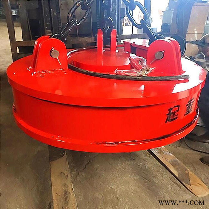 鑫运MW5废钢电磁吸盘 磁力起重电磁铁维修定做厂家图5