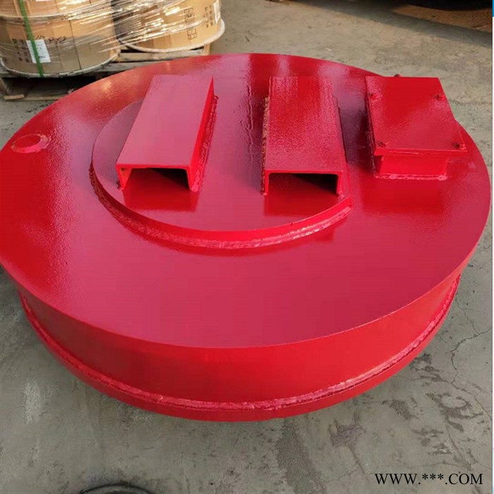 鑫运MW5废钢电磁吸盘 磁力起重电磁铁维修定做厂家图2