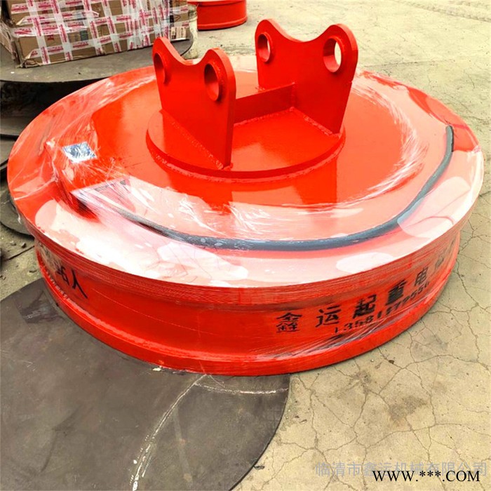 废钢起重电磁铁吸盘 叉车改废铁吸盘市电磁铁起重吸铁盘价格图6