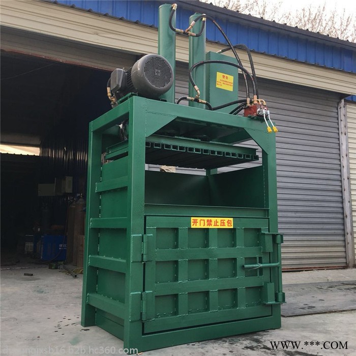挤水用的立式液压打包机 双杠40吨压块打包机机价格 铝型材下脚料压块机厂家图5