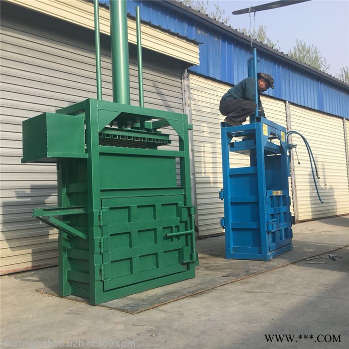 挤水用的立式液压打包机 双杠40吨压块打包机机价格 铝型材下脚料压块机厂家图8