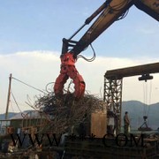 龙工抓木器  木材废铁抓取工具 LG6075单缸旋转夹木器 双缸抓木器图2