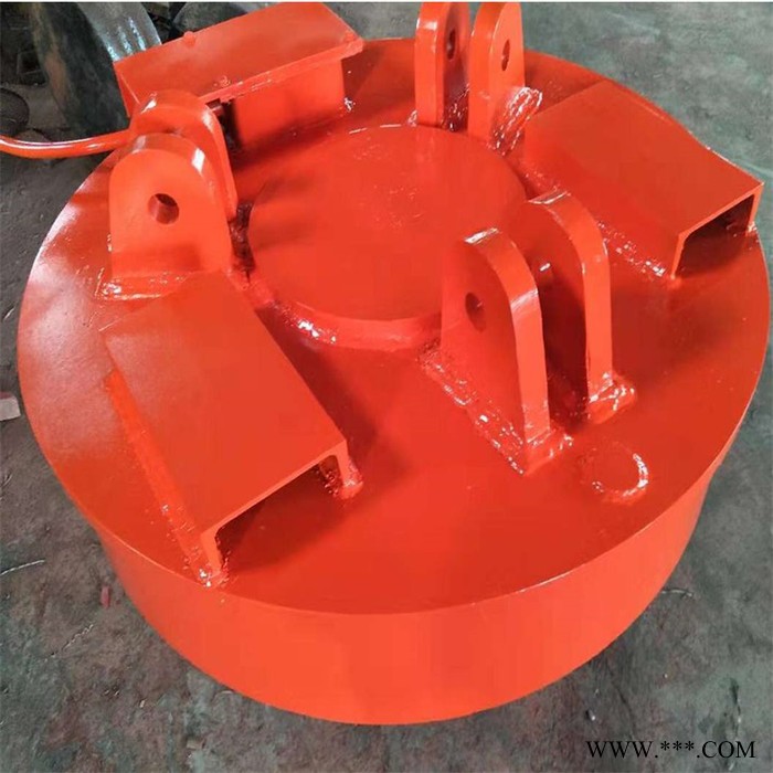 东莞市70公分起重电磁铁废钢挖机吸盘电磁铁图6