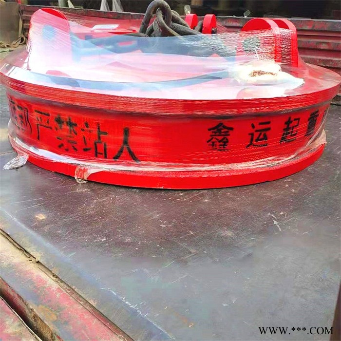 现货供应 直流起重电磁铁 1米强磁圆型 废钢废铁起重机电磁铁吸盘图4