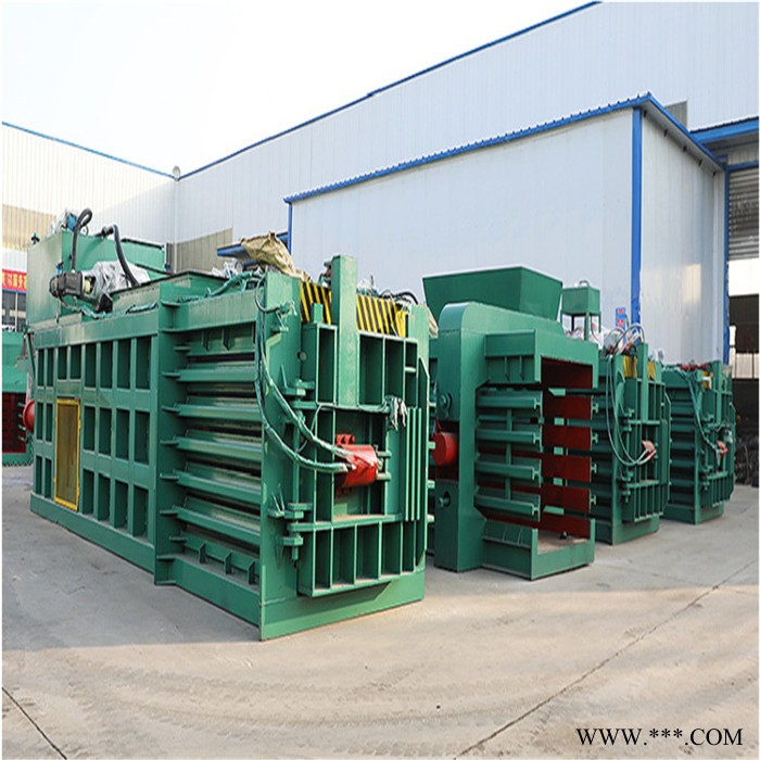 废钢废铁压块机 废纸60吨立式打扁机 服装针织液压打包机图2