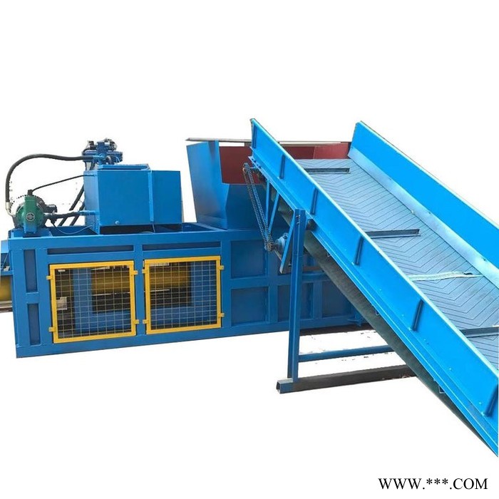 废钢废铁压块机 废纸60吨立式打扁机 服装针织液压打包机图7