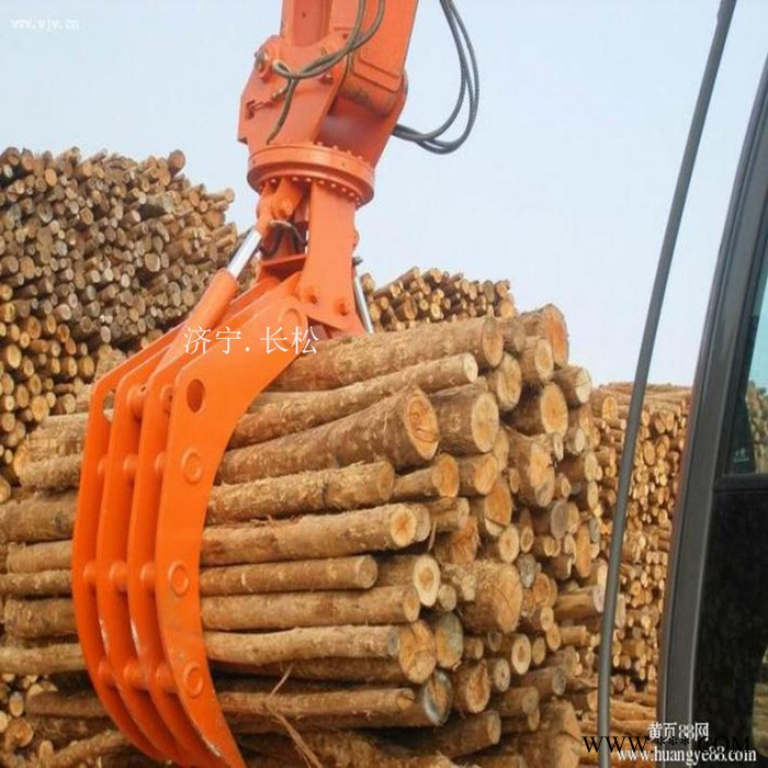 单缸双缸抓木器  XE225抓木器 抓废铁抓木器抓钢器抓石器抓木材抓木器图4