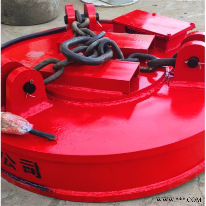 鑫运0.9米起重电磁铁 厂家供货及时MW5挖机搬运废钢电磁铁 操作方便图8