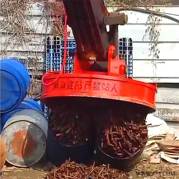 长治市起重电磁铁吸盘 供应挖机自发电吸盘电磁铁图2