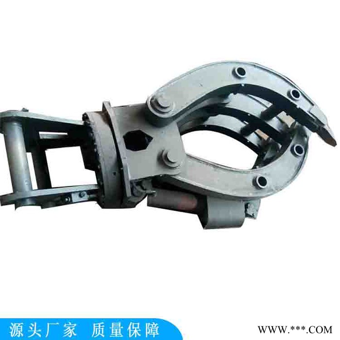 卡博恩液压抓钢机 旋转抓木器 双缸有力固定式抓废铁抓钢机价格图5
