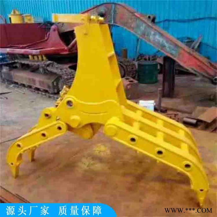 卡博恩液压抓钢机 旋转抓木器 双缸有力固定式抓废铁抓钢机价格图3