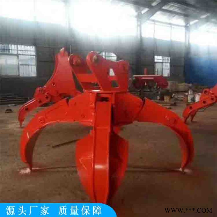 卡博恩液压抓钢机 旋转抓木器 双缸有力固定式抓废铁抓钢机价格图2