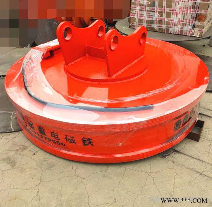 1100mm起重电磁铁挖机起重电磁吸盘圆形强磁起重电磁铁图5