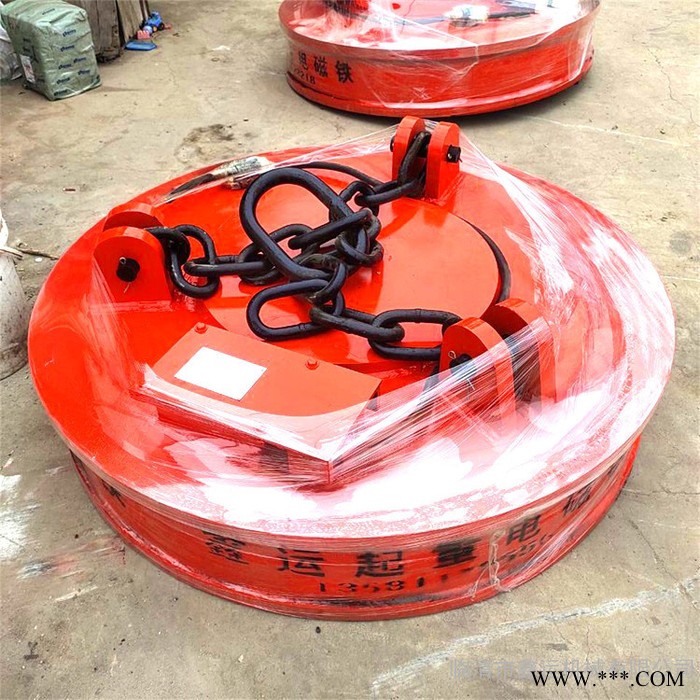 1米8起重电磁铁吊机 电磁铁电磁吸盘钢厂废钢场地使用图5