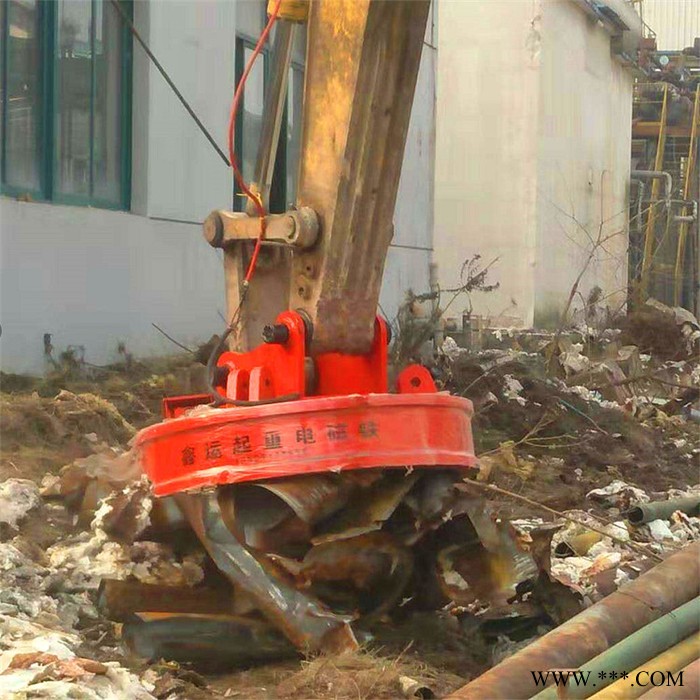 厂家生产起重电磁铁 废钢电磁铁吸盘 MW5-100L钢材用电磁铁图4