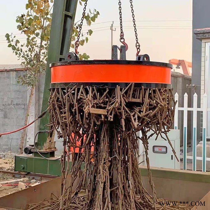 鼎东 废钢吊运用电磁吸盘 起重电磁吸盘 强力圆形吸盘图4