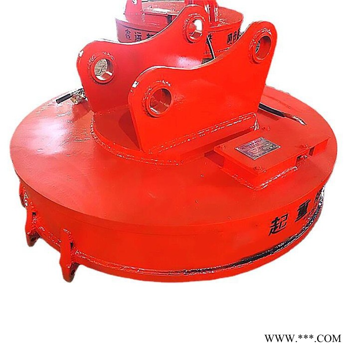 70cm圆形起重电磁铁电磁吸盘 鑫运挖机电磁铁吸盘制造厂商图4