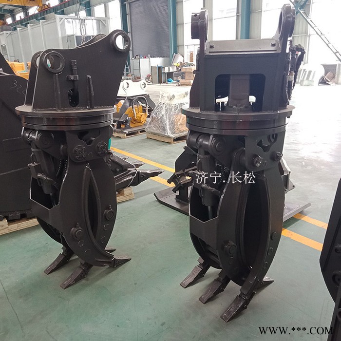 外贸直供SY95抓木器 3+2液压旋转夹木器 废铁废钢抓取工具图5