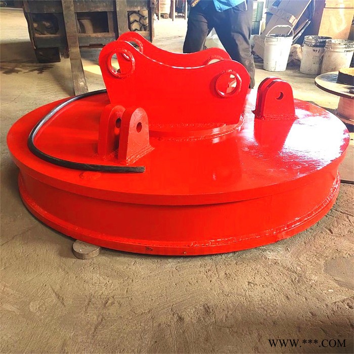 鑫运 生产废钢厂用起重电磁铁 210挖机起重电磁铁吸盘 磁力分布均匀图3