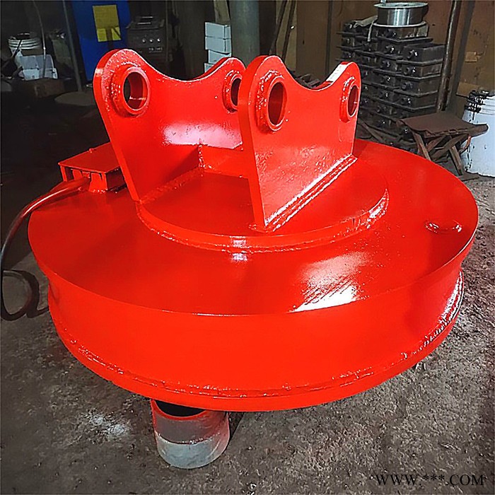 淄博市废钢起重电磁铁70cm圆形电磁吸盘吸力强劲图4