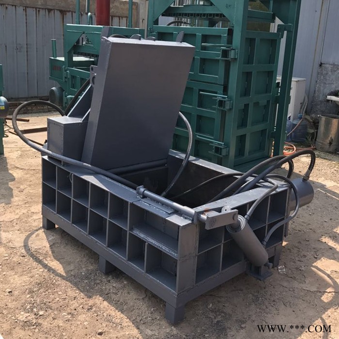 睿迪牌液压金属压块机 125吨废旧易拉罐废铁打包机图3