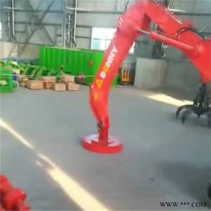 鑫运厂家供应废钢用起重电磁铁 MW5-90L1勾机电磁铁盘图2