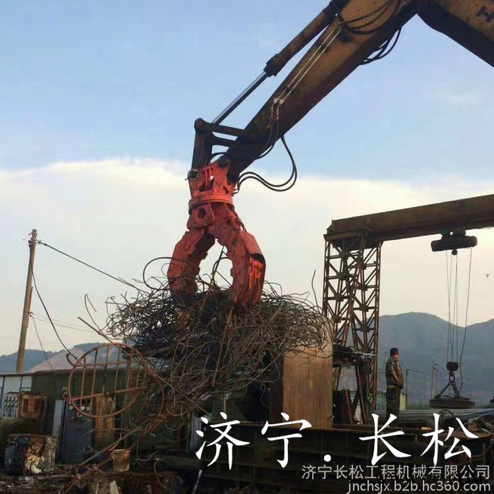 大量批发抓石器  DX360抓木器 单缸抓木器抓木材抓木器抓废铁抓散料抓木器图5