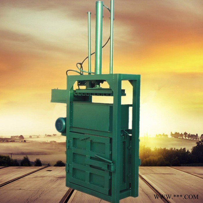 废铝废铁易拉罐压块机 半自动废金属压块机 牧草打包机厂家图5