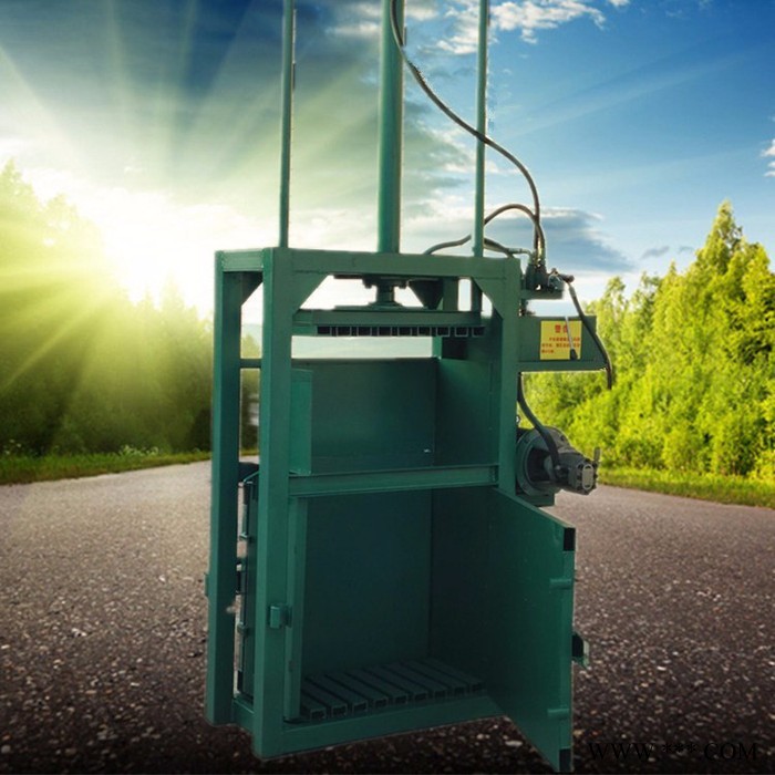 废铝废铁易拉罐压块机 半自动废金属压块机 牧草打包机厂家图6