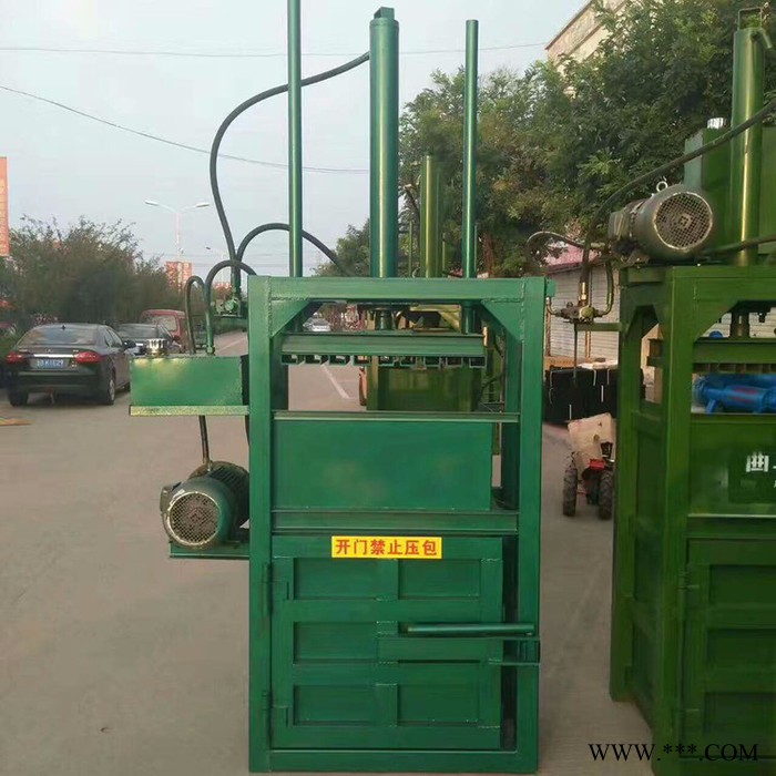 立式液压打包机型号 富兴牌20吨废薄膜压块机 下角料压包机厂家图7