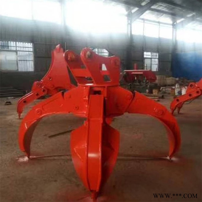 程煤 液压抓钢机  固定式抓废铁抓钢机 360度液压旋转抓钢机图4