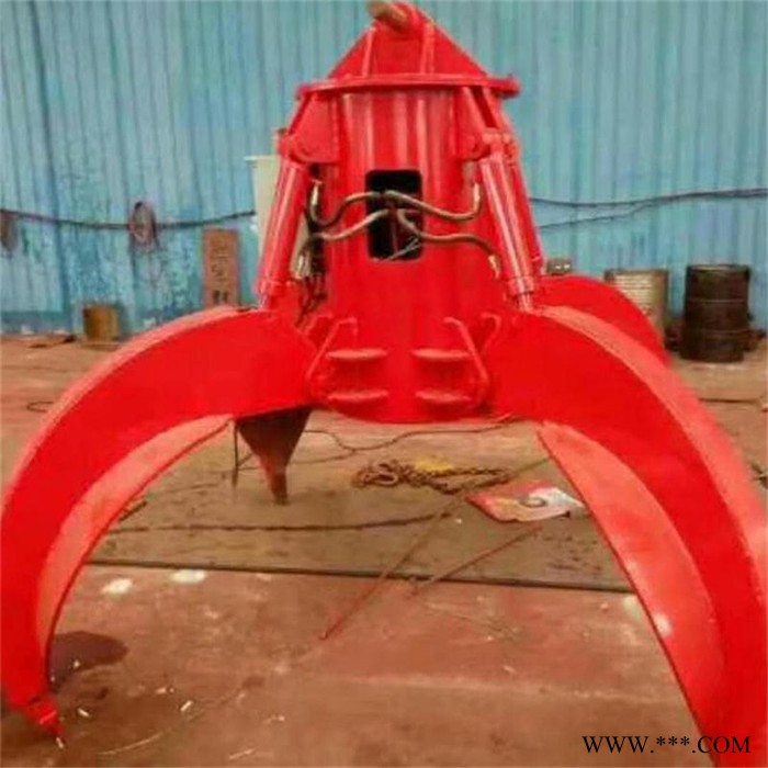 程煤 液压抓钢机  固定式抓废铁抓钢机 360度液压旋转抓钢机图2