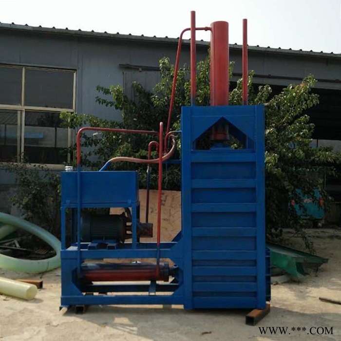 睿迪牌80吨立式废纸液压打包机 废铁销压块机出厂价图6