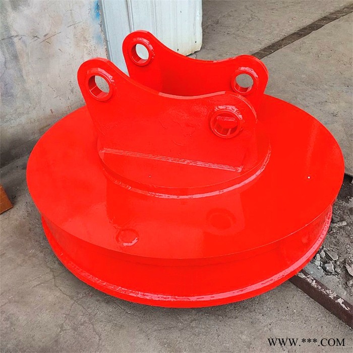 鑫运220 210挖机电磁铁吸盘 装卸废钢圆型起重电磁铁 厂家实惠图2