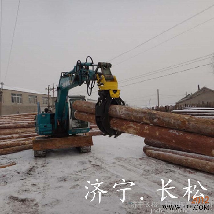 废钢废铁液压抓木器 挖掘机属具液压抓木器原木夹 挖机旋转抓木器抓铁器图3