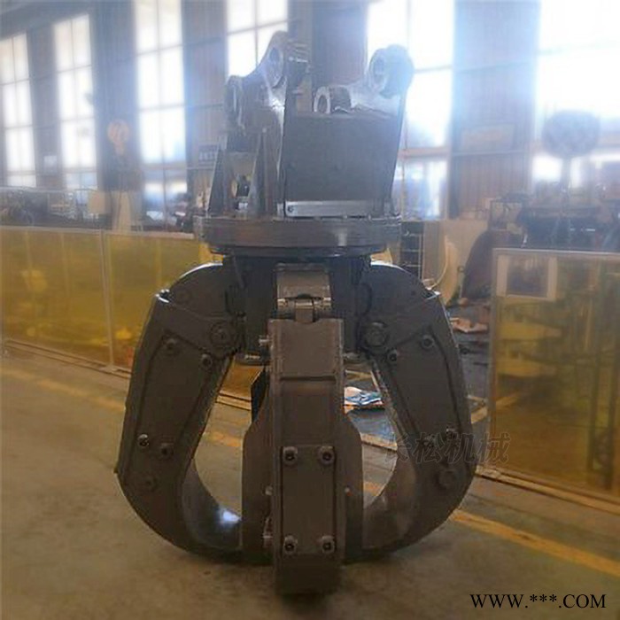 工厂莲花抓 大型挖掘机莲花抓 4瓣爪抓废料钢铁旋转梅花爪  桔瓣莲花抓图7