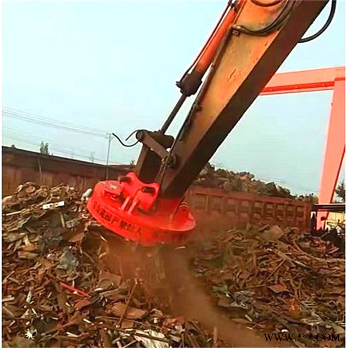 大理厂家生产 起重电磁铁 鑫运 70-210cm废钢起重电磁铁吸盘 现货供应图4