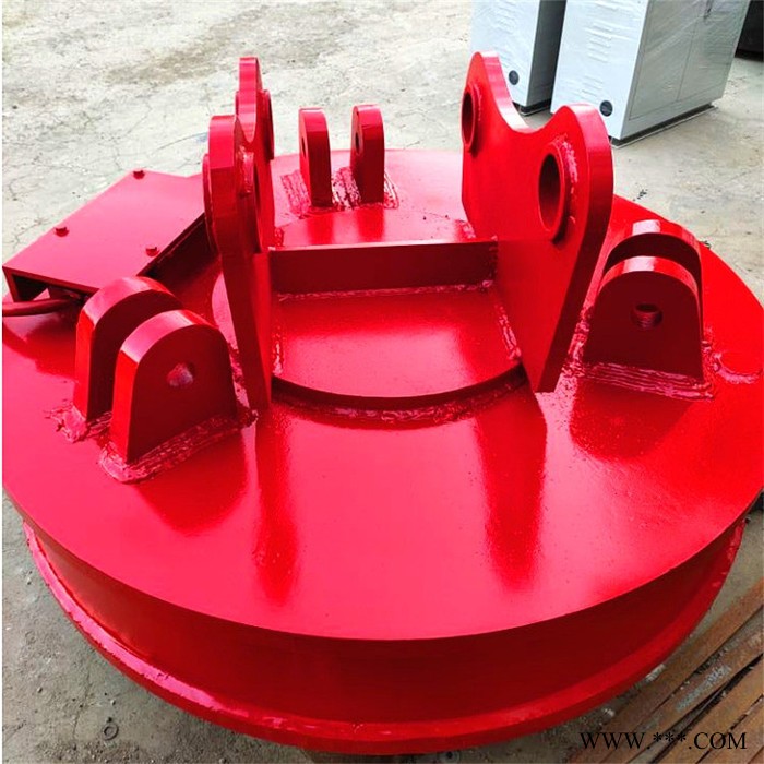 大理厂家生产 起重电磁铁 鑫运 70-210cm废钢起重电磁铁吸盘 现货供应图2