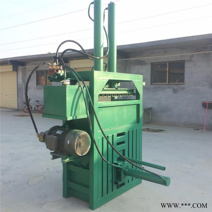 布袋子编织袋压包机厂家 无纺布边角料压块机 边角料打包机图片图2
