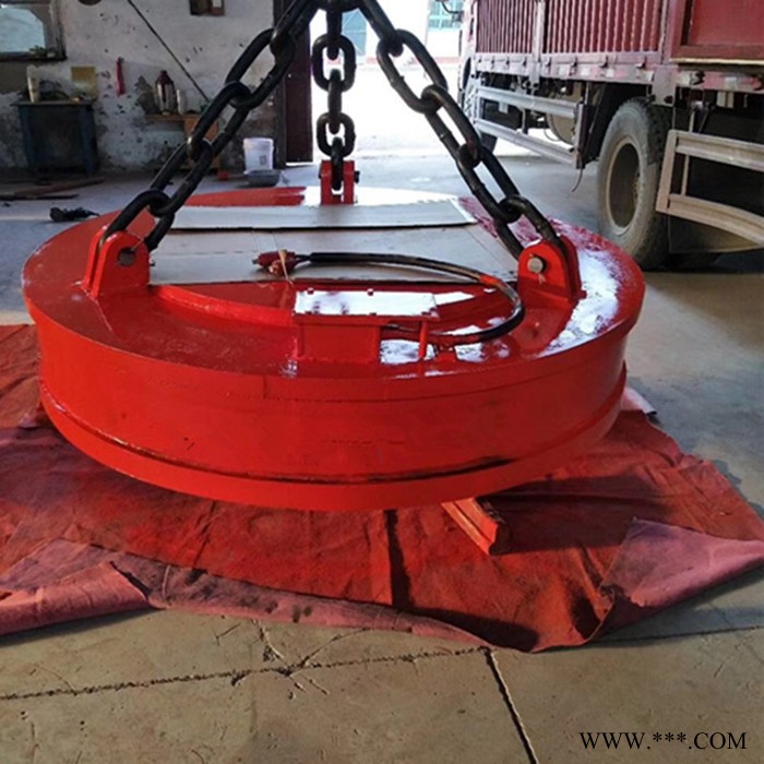 睿迪挖机抓机起重吸盘 强磁废钢电磁吸盘 叉车电磁吸盘图3