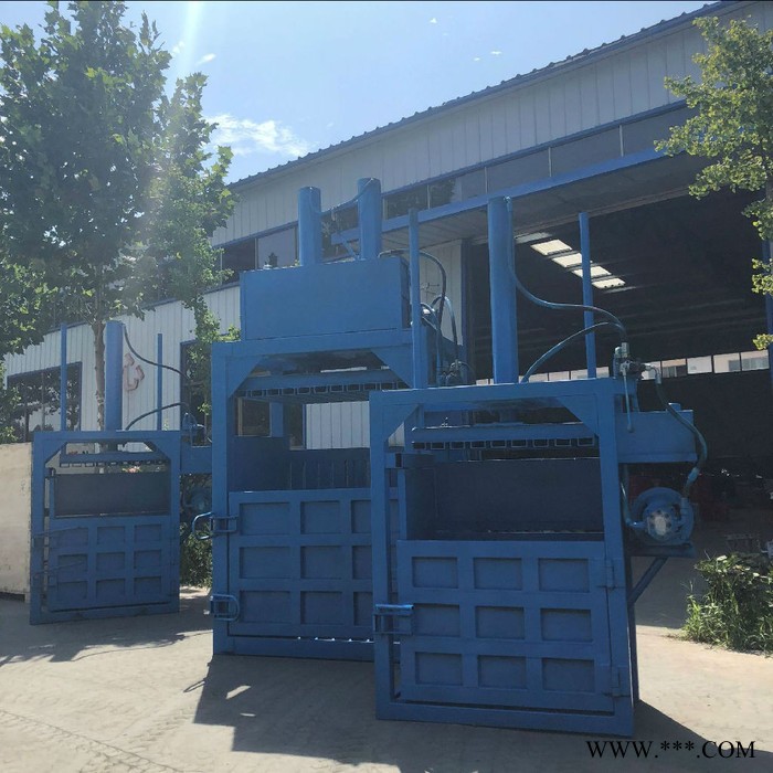 废铁打包机 垃圾站回收压块机厂家 宇晨编织袋海绵压块机图2