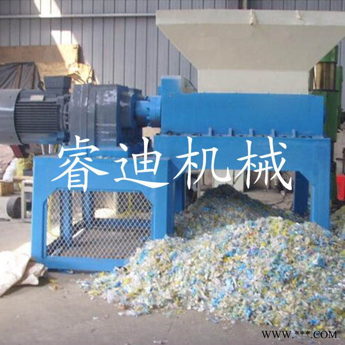 睿迪RD-SSJ多功能废铁破碎机 双轴铁皮撕碎机 塑料垃圾撕碎机图8